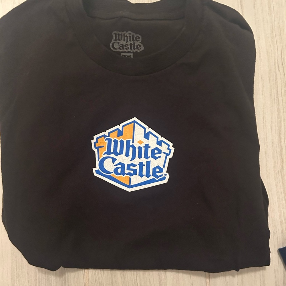 DGK Retro Black T-Shirt with White Castle Logo